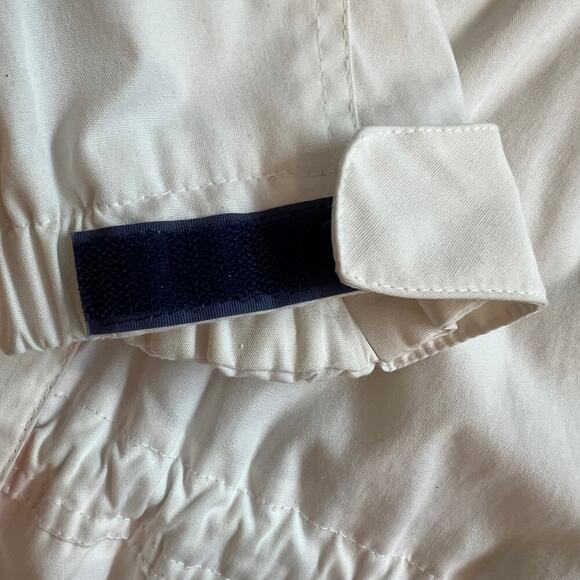 Pacific Trail Outerwear Unisex Utility Jacket Size L White/Navy/Orange Zip Hood - Picture 12 of 15